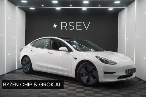 Tesla Model 3 Standard Range RWD Ryzen Chip GROK LFP Battery Panoramic Roof 1 Owner VAT Q 