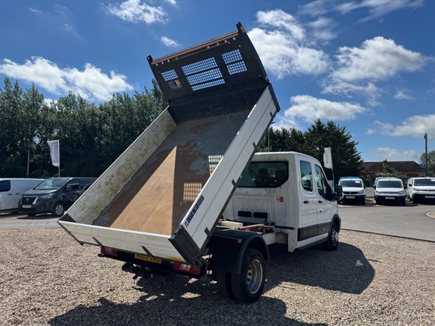 Ford Transit Tipper Crew Cab LWB L3 Leader 350 Dual Rear Wheel Tow Bar EURO 6 7