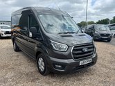 Ford Transit LWB L3H2 Med Roof Limited 350 Air Con Alloys Camera Nav Sensors EURO 6 5