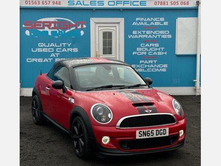Mini Coupe 1.6 Cooper S Coupe 2dr Petrol Manual Euro 5 (s/s) (184 ps)