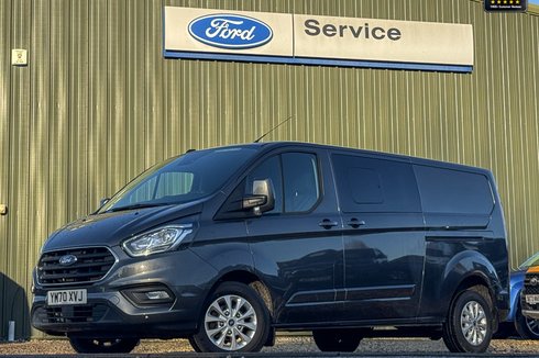 Ford Transit Custom Crew Cab [SOLD MT] AUTO 170ps LWB L2H1 Limited 300 Air Con Alloys Sensors S