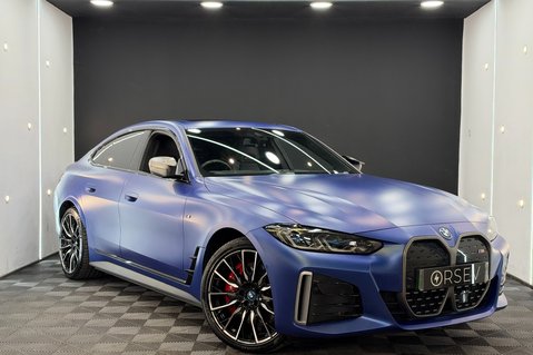 BMW i4 M50 Frozen Portimao Blue Laser Lights Sunroof HUD Carbon Decor FBMWSH +++ 