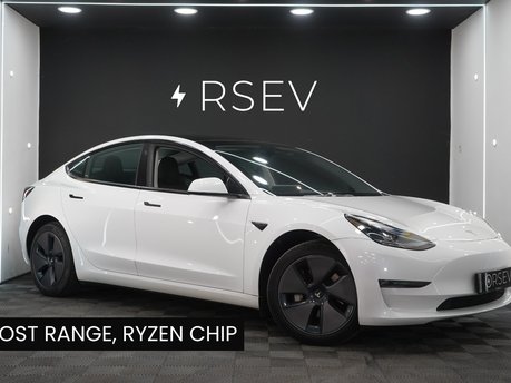 Tesla Model 3 Long Range RWD Best for Range Ryzen GROK AI Black Interior One Owner VAT Q