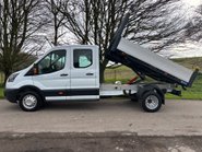 Ford Transit 350 Drw L3 130 ps Crew Cab Tipper - Air Con - Ex MOD 7