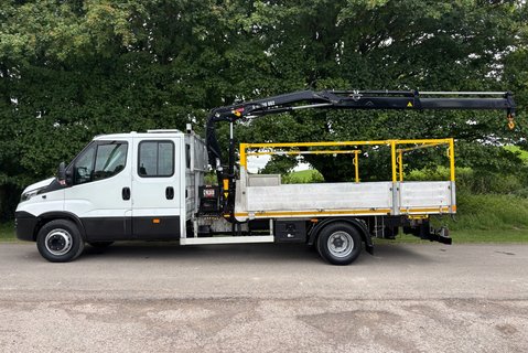 Iveco Daily 70C18D Double Cab Dropside with Hiab Crane - Air Con 7