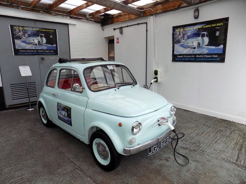 Fiat 500F Electric Conversion 43