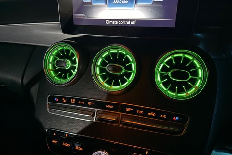 Mercedes-Benz C Class C 220 D AMG LINE PREMIUM PLUS - SELENITE GREY WITH CRANBERRY LEATHER 78
