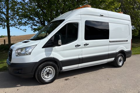 Ford Transit 350 2.2 Tdci L3 H3 Crew Van / Workshop with Air Con 1