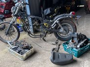 Suzuki GS 1991 PARTS BIKE 20K ROLLING CHASSIS CLASSIC 1