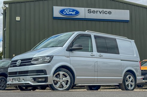 Volkswagen Transporter AUTO Crew Cab SWB L1H1 210BHP T32 Tdi Sportline Kombi Nav EURO 6 NO VAT