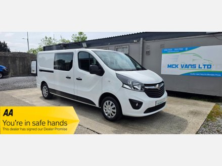 Vauxhall Vivaro SPORTIVE DCIV 6 SEATER CREW VAN 2900 2 H1 LWBN 1.6 CDTI BITURBO 125PS