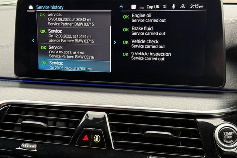 BMW 5 Series 520D M SPORT TOURING -FULL SERVICE HISTORY -TWIN DASHCAMS -GHOST -BIG AUDIO 45