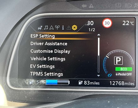 Nissan LEAF Leaf Tekna Electric 110kw, 39kwh (Automatic) 26