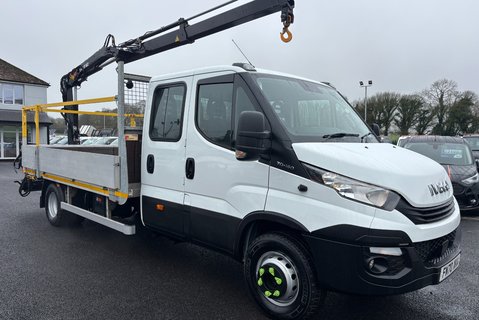 Iveco Daily 70C18D Crew Cab Dropside with Hiab X-Hiduo 062 Crane 5