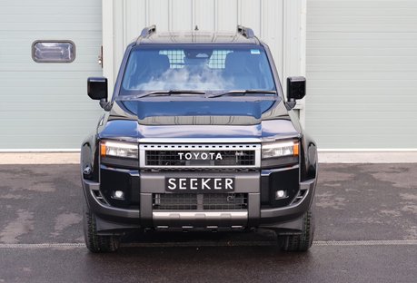 Toyota Land Cruiser COMMERCIAL with the best seat conversion in the uk from seeker 