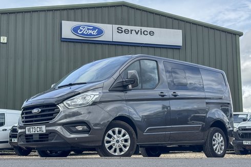 Ford Transit Custom Crew Cab AUTO SWB L1H1 Low Roof Limited 320 Air Con Alloys H/Seats EURO 6