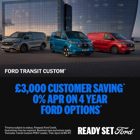 Ford Transit Custom Range