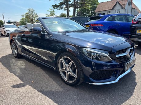 Mercedes-Benz C Class 2.1 C220d AMG Line (Premium Plus) Cabriolet 2dr Diesel 4MATIC (170ps) 19