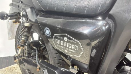 Lexmoto Michigan 2022 SPARES OR REPAIR ONLY 5K PROJECT CRUISER BIKE 125CC LEARNER 31