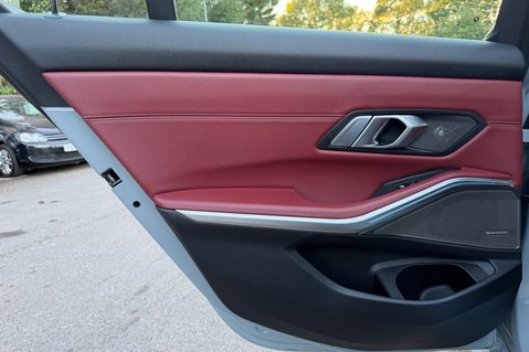 BMW 3 Series 330E M SPORT PHEV -TACORA RED LEATHER -COMF/VIS PACKS -HARMAN KARDON -VATQ 29