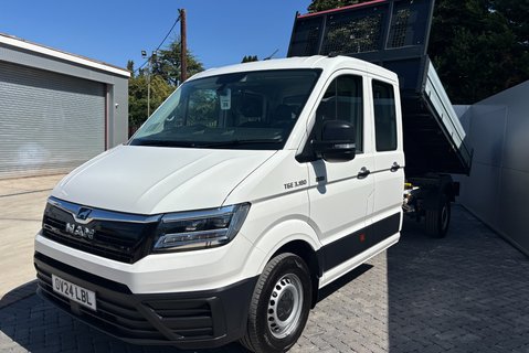 MAN TGE 3.180 DSG 4Motion Crew Cab Tipper - Air Con / LED Headlights 5