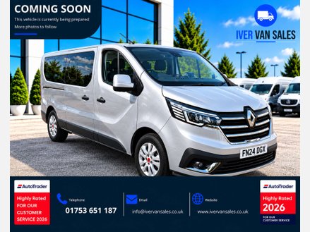 Renault Trafic 2.0 dCi LL30 Advance Minibus Double Cab 5dr Diesel Auto9 L2 H1 Euro 6 (s/s)