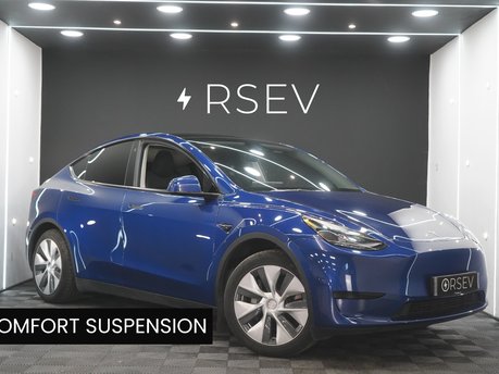 Tesla Model Y RWD Comfort Suspension One Owner GROK AI Assistant Deep Metallic Blue VATQ