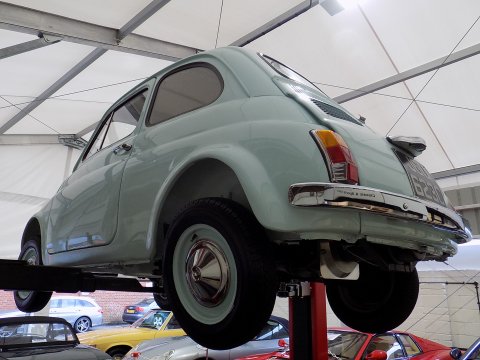 Fiat 500F Electric Conversion 77