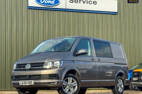 Volkswagen Transporter Crew Cab SWB L1H1 Highline T32 Air Con Alloys Sensors EURO 6 NO VAT