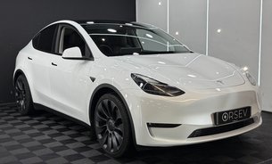 Tesla Model Y PERFORMANCE AWD White Interior Towing Package One Owner VAT Q 9