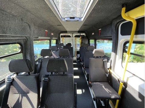 Citroen Relay L4H2 17 Seat Lightweight Minibus with Mesh Ramp, Nav, Cams, Cruise, A/C 35