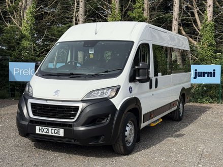 Peugeot Boxer 2.2 Boxer 440 L4H2 17-SEAT MINIBUS LITE NON-D1 WITH WHEELCHAIR RAMP. Euro 6
