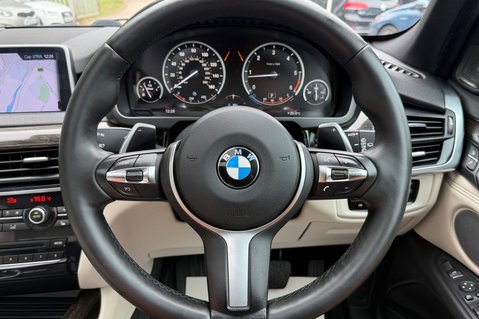BMW X5 XDRIVE40D M SPORT - £13K FACTORY EXTRAS -HUD -7 SEATS -HARM,AN KARDON 8