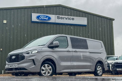 Ford Transit Custom Crew Cab AUTO LWB L2H1 Low Roof Limited 320 Air Con Alloys Sensors Cam EURO