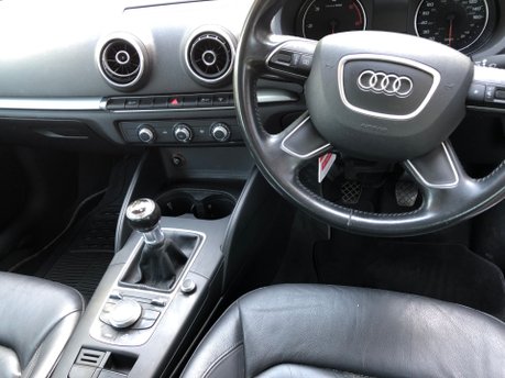 Audi A3 1.6 TDI SE 5dr Service History £20 road tax 74 MPG Full Leather Ulez Free 23
