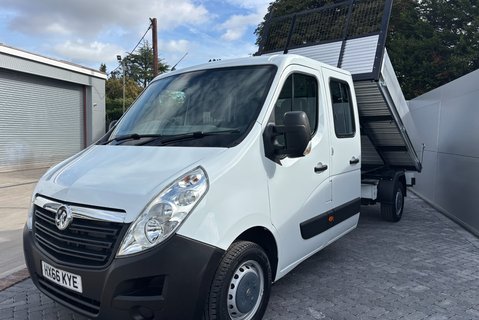 Vauxhall Movano F3500 L3 125 ps Crew Cab Tipper - Air Con - Euro 6 5
