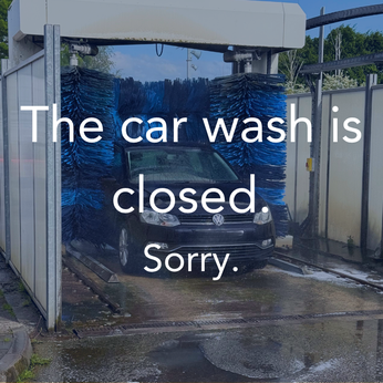 Our car wash is closing. Sorry.