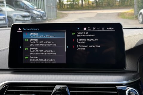 BMW 5 Series 530E M SPORT - VATQ - PRO PACKAGE - 1 OWNER - FULL BMW SERVICE HISTORY 62