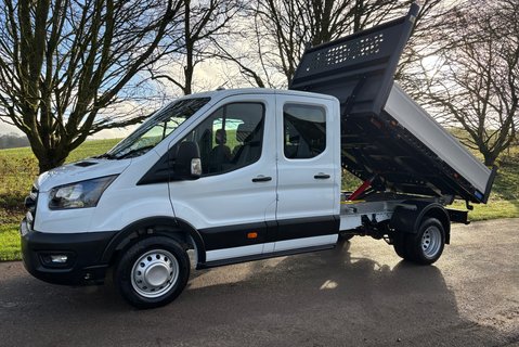 Ford Transit 350 Drw L3 Leader 130 ps Crew Cab Tipper - Air Con / Tow Axle 1