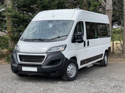 Peugeot Boxer 435 L3H2 17-SEAT NON-D1 MINIBUS CanDrive with Telescopi Ramps & Sensors. E6