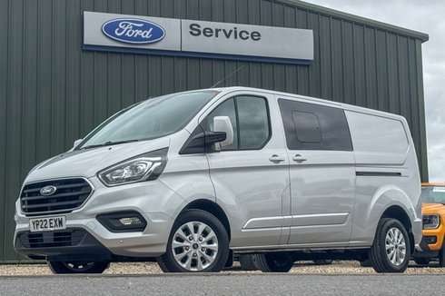 Ford Transit Custom Crew Cab LWB L2H1 Low Roof Limited 320 Air Con Sensors EURO 6