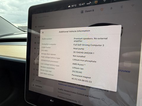 Tesla Model 3 Saloon 4dr Electric Auto RWD (241 bhp) 34
