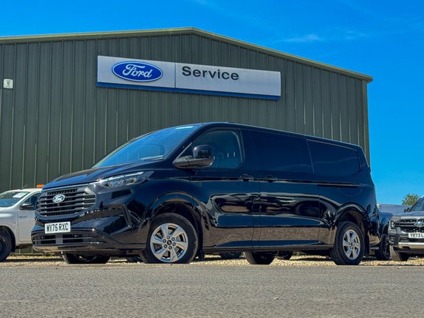 Ford Transit Custom AUTO LWB L2H1 Low Roof Limited Crew Van Air Con Alloys Sensors Cam EURO 6 2