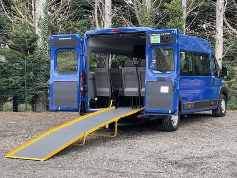 Peugeot Boxer BLUE HDI 440 L4H2 17seat Minibus Lite, Non-D1, with wheelchair ramp. Euro 6 2