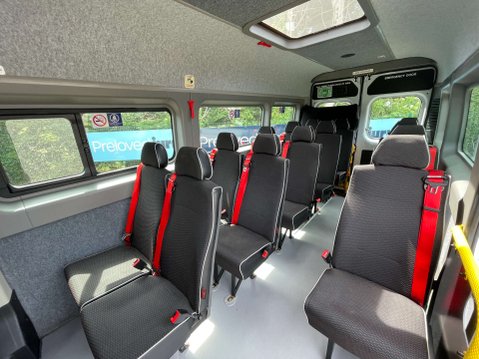 Peugeot Boxer 440 L4H2 17 SEAT NON-D1 MINBUS LITE with Full width ramp. ULEZ. Euro 6 30