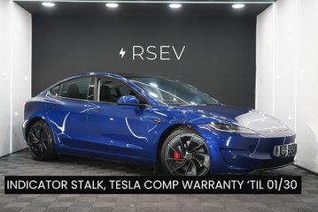 Tesla Model 3 PERFORMANCE AWD Deep Blue Metallic GROK AI RYZEN 21" ALLOYS BLACK INTERIOR
