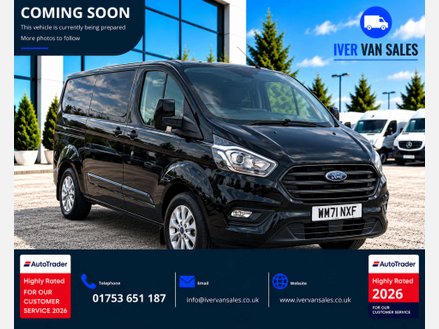 Ford Transit Custom 2.0 300 EcoBlue Limited Panel Van 5dr Diesel Auto L1 H1 Euro 6 (s/s) (130 p
