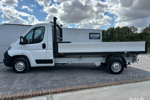 Citroen Relay 35 L3 140 ps Dropside - PH110 Crane - Air Con 9