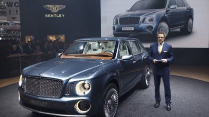 Bentley Reveals the EXP 9F Luxury SUV Design Concept in Geneva