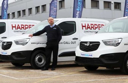 Frosts supply Harpers with Combo vans